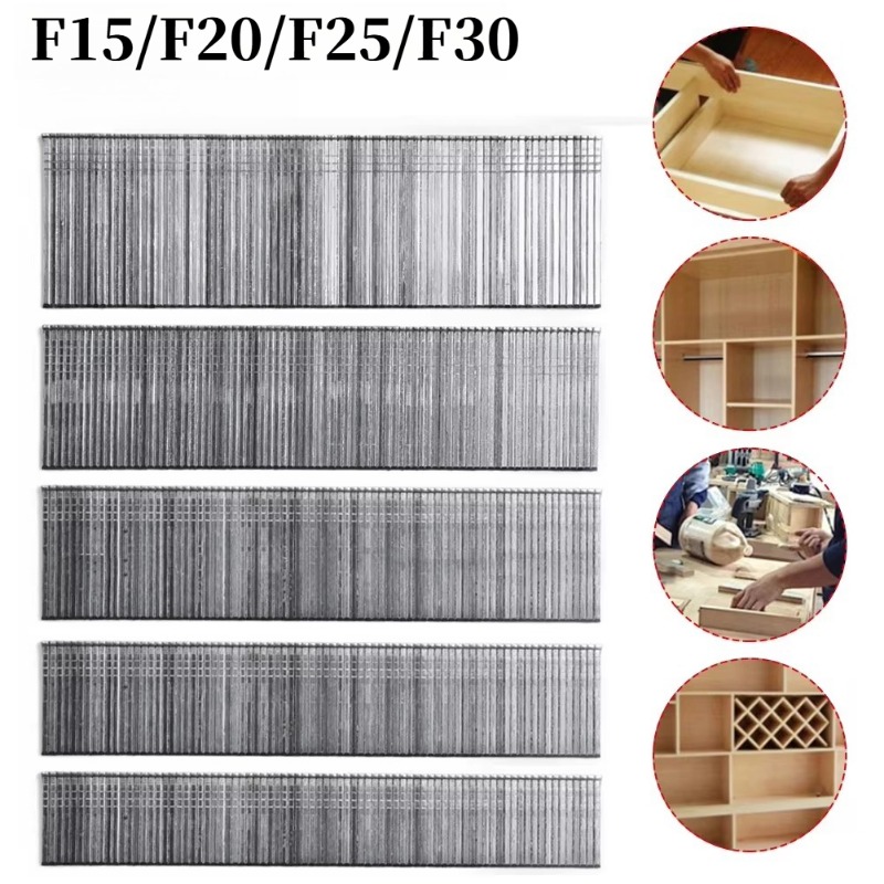 Home Improvement Brad - 3230 Pcs Staples F15/F20/F25/F30 Straight Brad