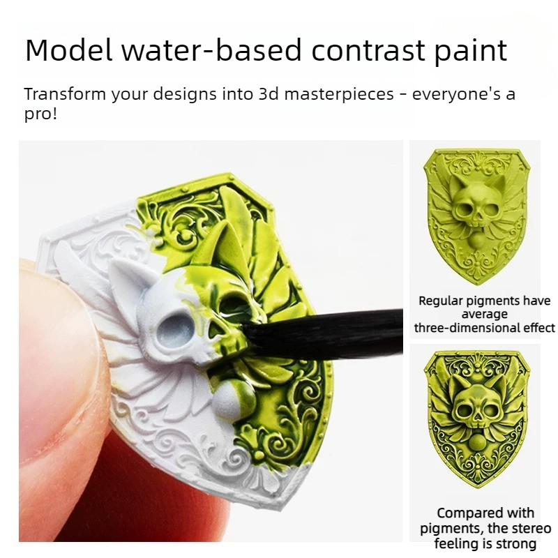 Spray Paint Primer - Model Water-based Comparison Pigment Comparison Paint