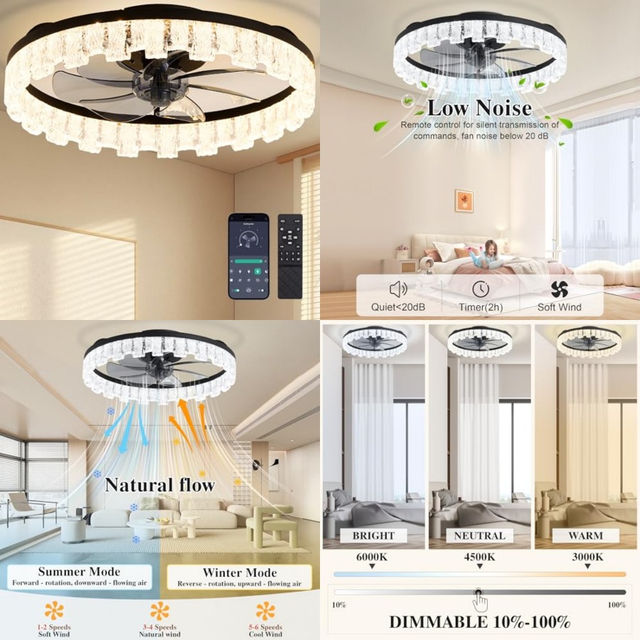 Ceiling Fan Mount - Ceiling Fans with Lights and Remote