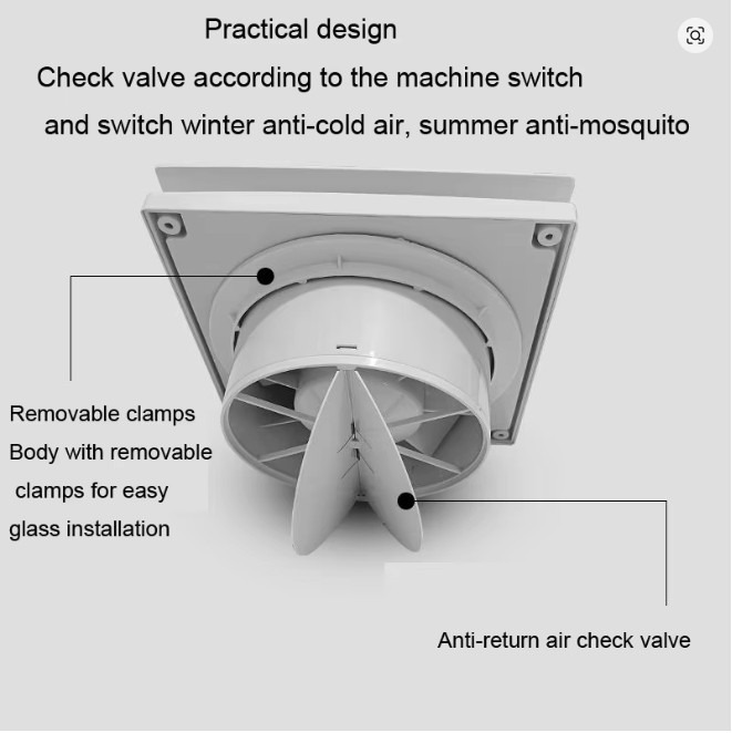 6 inch Bathroom Extractor Fan  - Ceiling Fan Mount ulasan dan harga
