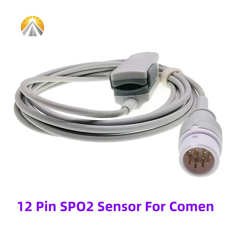 12 Pin Reusable SpO2 Sensor Us - Home Improvement Com ulasan dan harga