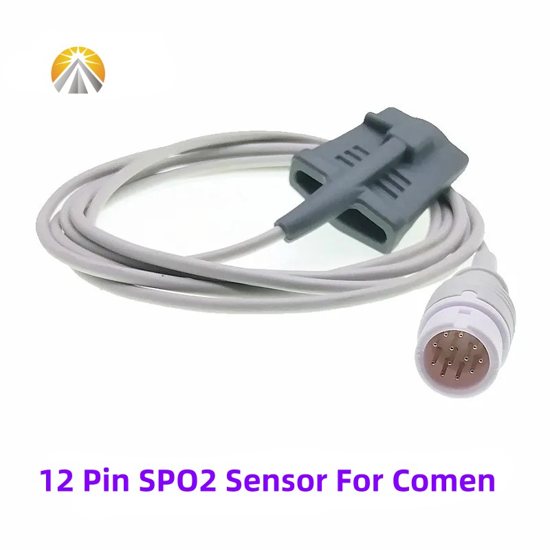 12 Pin Reusable SpO2 Sensor Us - Home Improvement Com ulasan dan harga