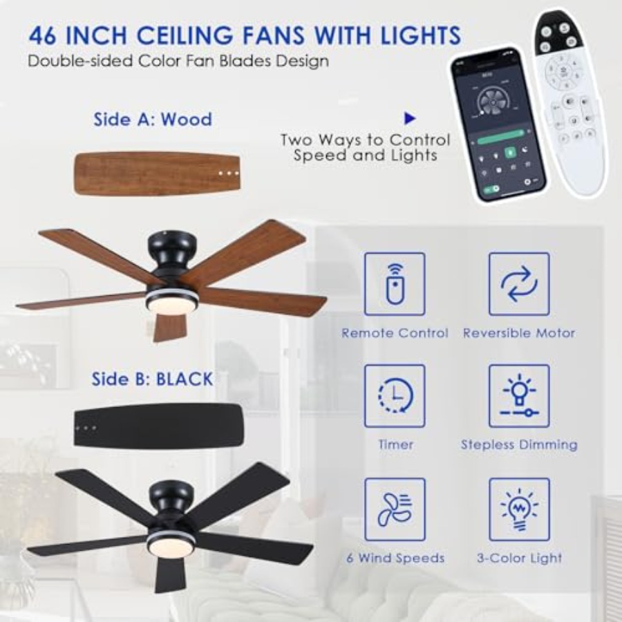 Ceiling Fans with Lights - 46
