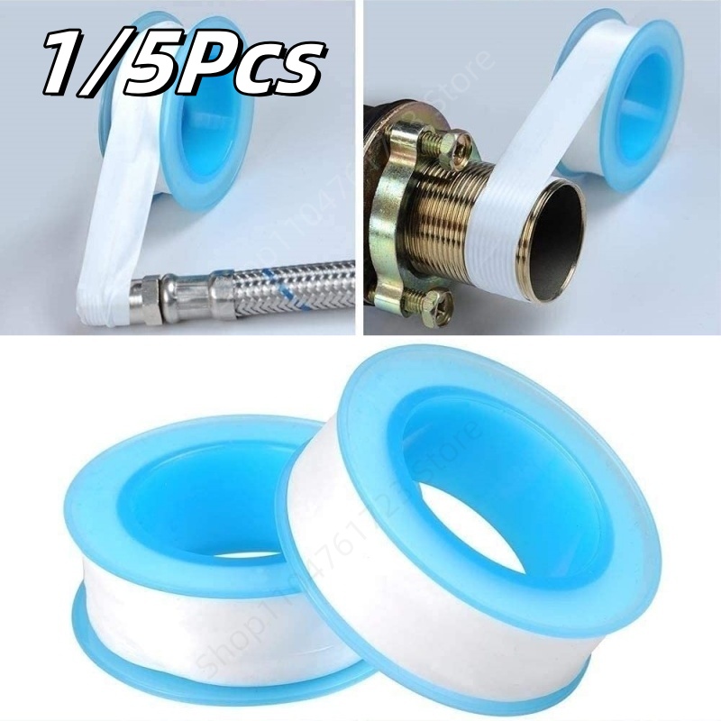 1/5Pcs PTFE Water Pipe Tape Oi - Plumbing Tape Ptfe ulasan dan harga