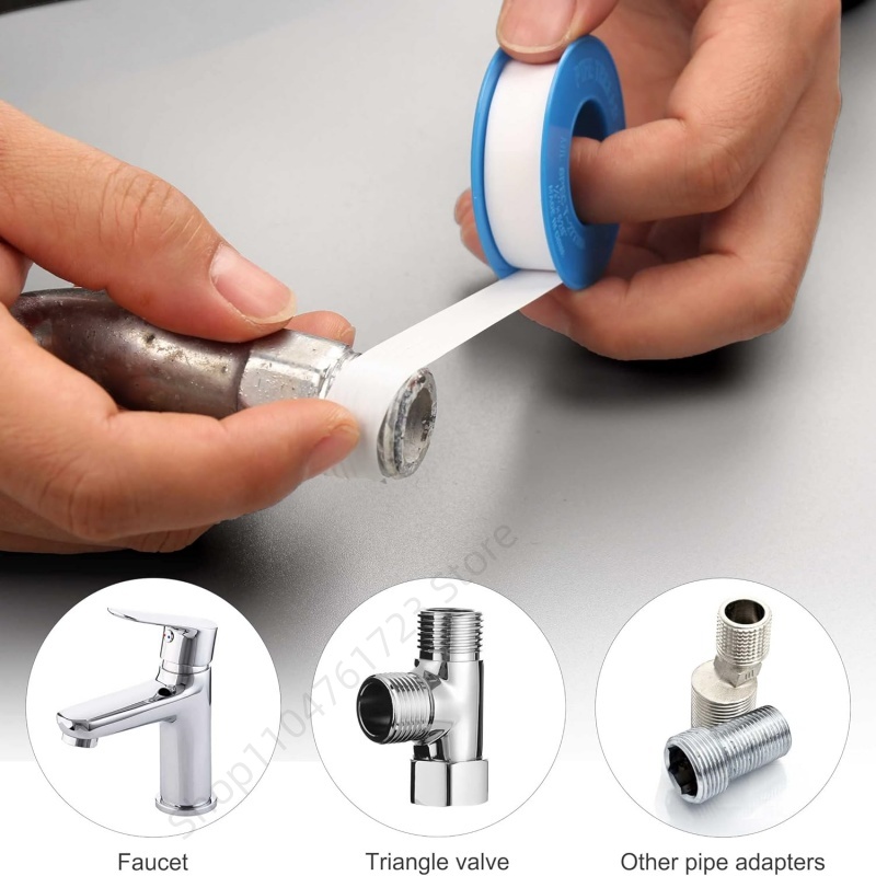 1/5Pcs PTFE Water Pipe Tape Oi - Plumbing Tape Ptfe ulasan dan harga