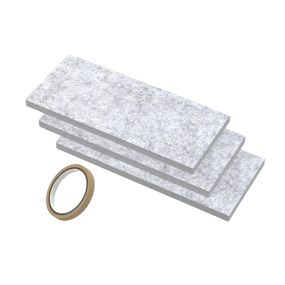 3pcs Gray Foam Felt Side Panel - Home Improvement Noise ulasan dan harga