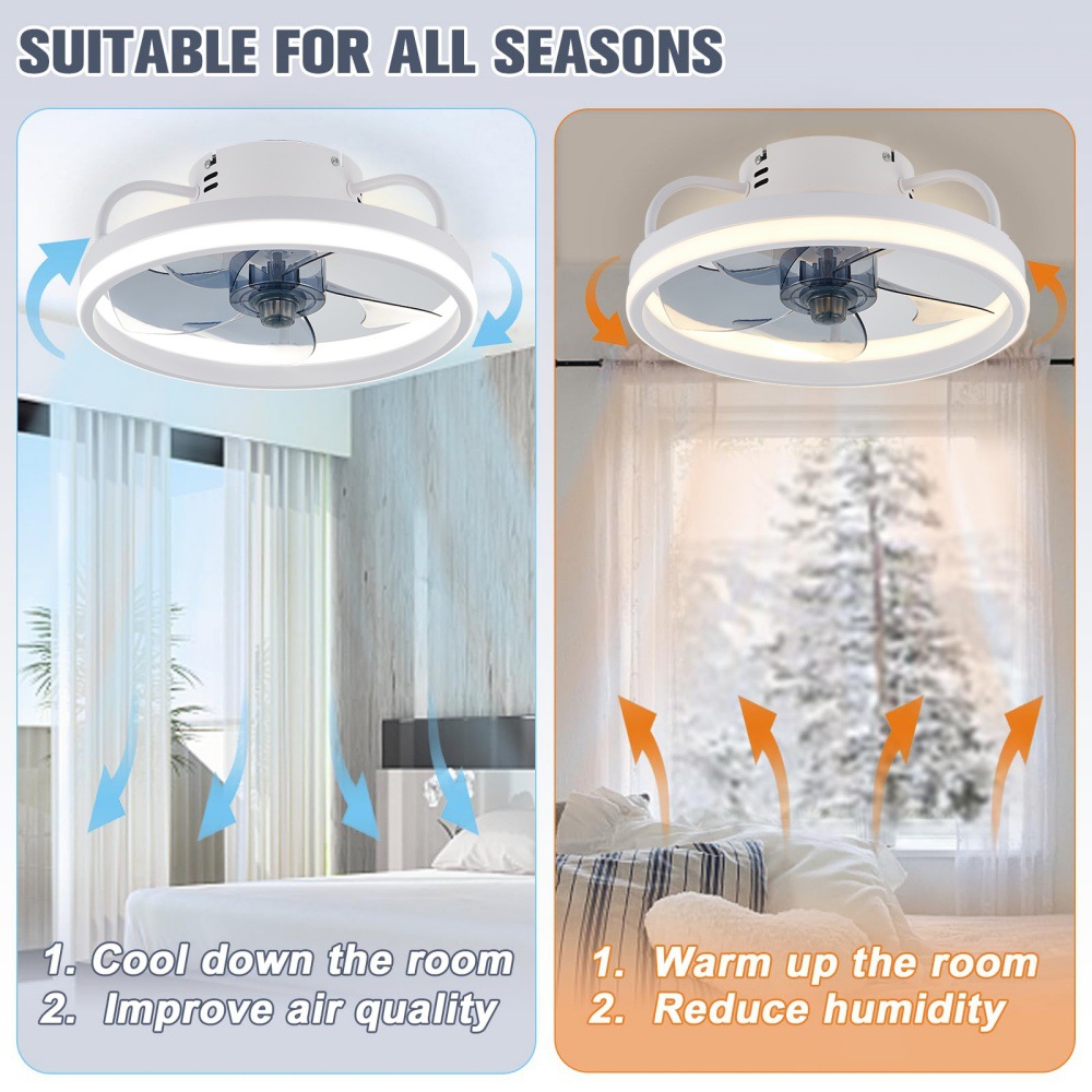 Fan Ceiling Light LED Ceiling  - Ceiling Fan Mount ulasan dan harga