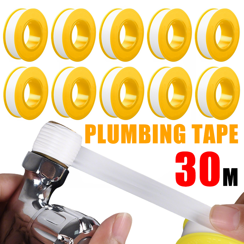 30m PTFE Thread Seal Tape Thic - Plumbing Tape Ptfe ulasan dan harga