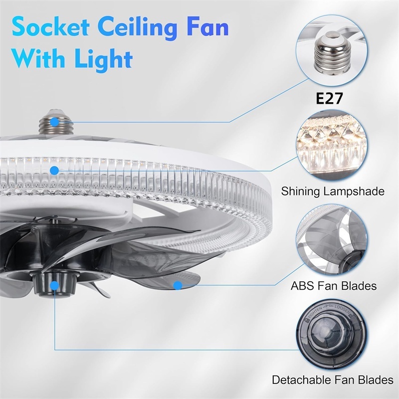 Ceiling Fans with Lights, Sock - Ceiling Fan Mount ulasan dan harga